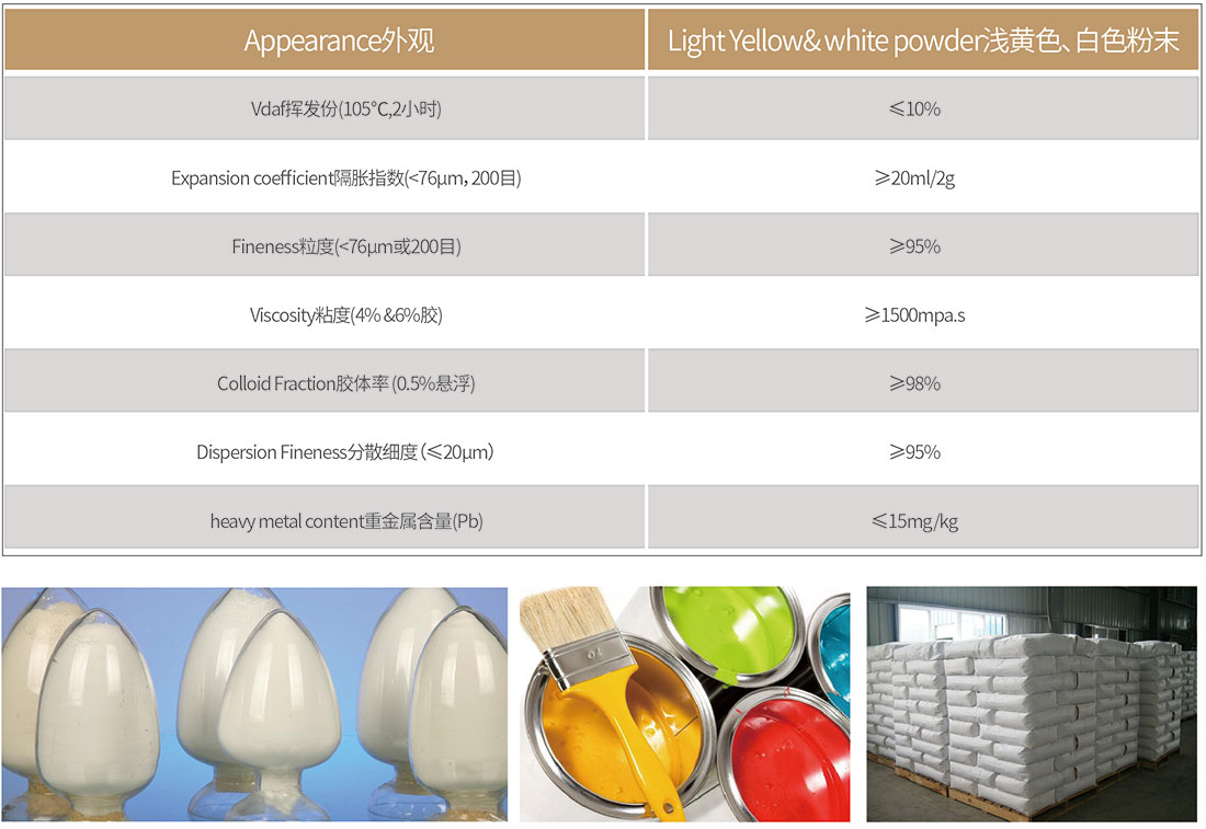 涂料用增稠型/流變無機(jī)凝膠